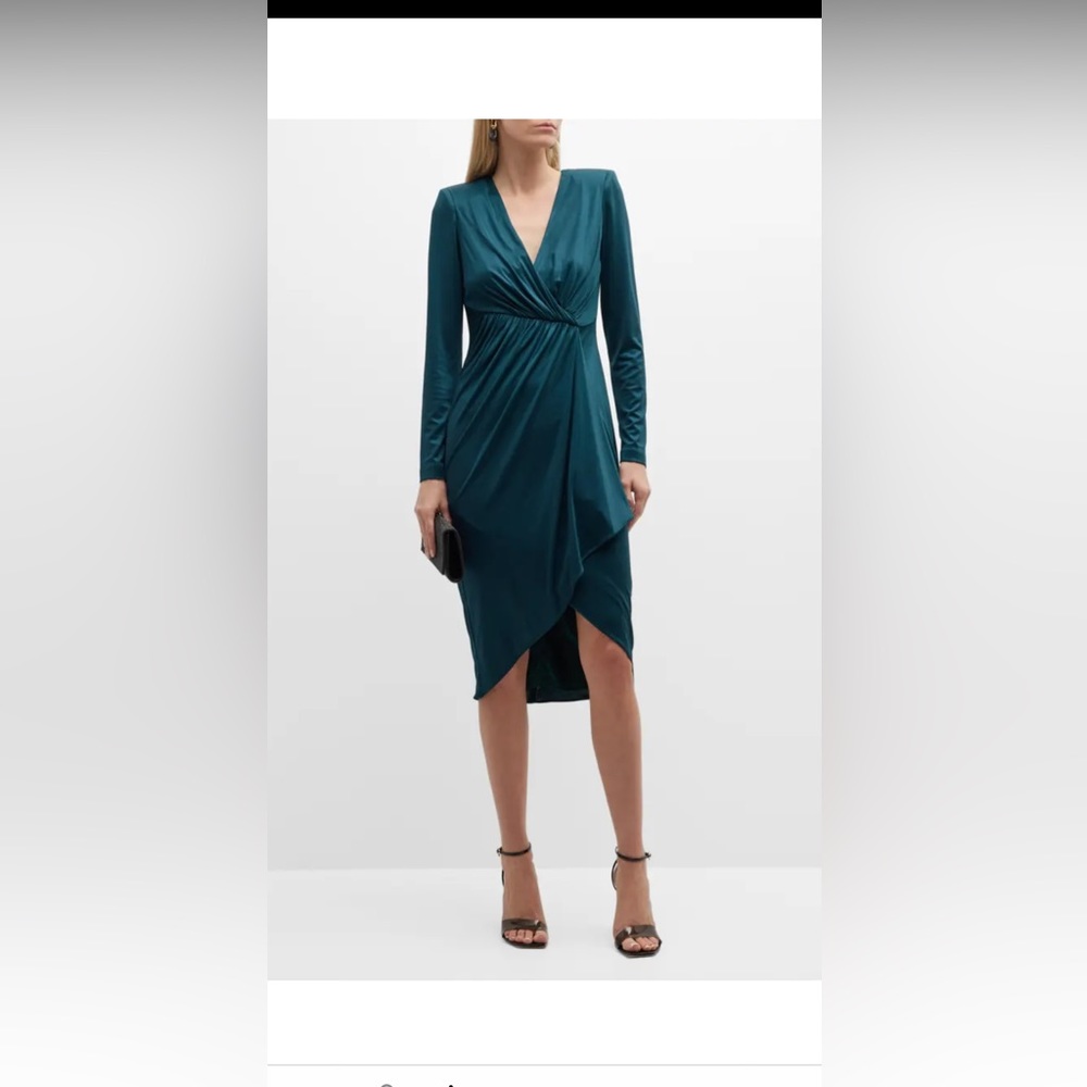 Badgley mischka high low dress